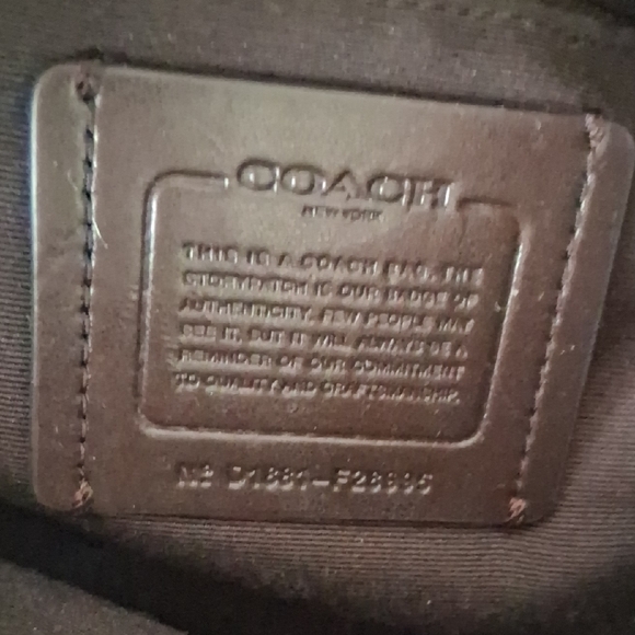 Coach Off-White Backpack with Black Straps - Picture 4 of 10